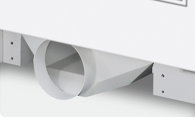 wood milling machines-Bottom Dust Collection Device