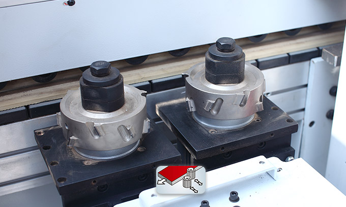 Unidad de perfilado de la enchapadora HH-506RL