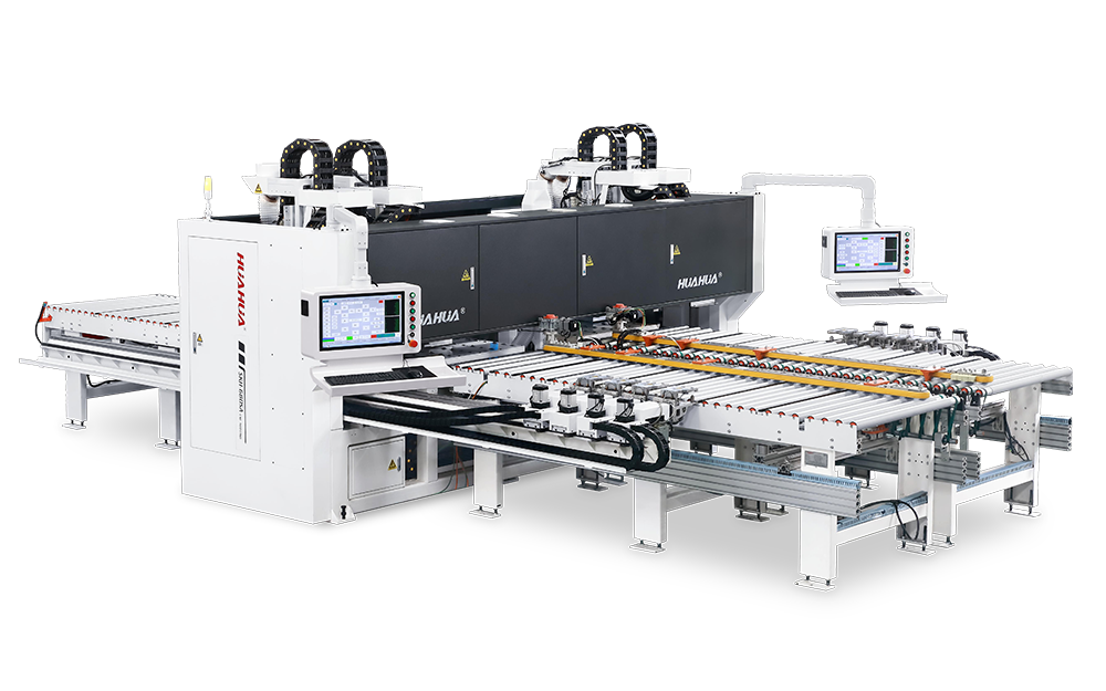 Double Worktable CNC Drilling Machine for Wood